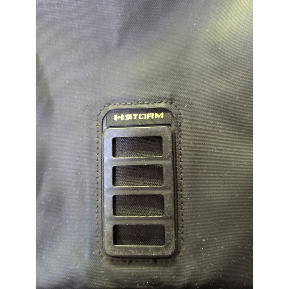 Under Armour Storm Black Backpack Water-Resistant for Laptop, Gym, Travel